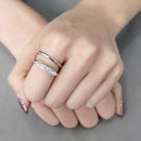 Silver Jewelry Rings Rings For Girls DA247 Stainless Steel Ring with AAA Grade CZ Alamode Fashion Jewelry Outlet