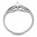 Silver Jewelry Rings Rings For Girls DA248 Stainless Steel Ring with AAA Grade CZ Alamode Fashion Jewelry Outlet