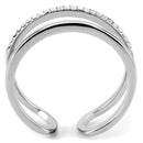 Silver Jewelry Rings Rings For Girls DA249 Stainless Steel Ring with AAA Grade CZ Alamode Fashion Jewelry Outlet