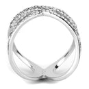 Silver Jewelry Rings Rings For Girls DA255 Stainless Steel Ring with AAA Grade CZ Alamode Fashion Jewelry Outlet