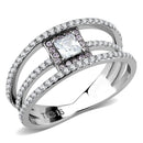 Silver Jewelry Rings Rings For Girls DA257 Stainless Steel Ring with AAA Grade CZ Alamode Fashion Jewelry Outlet