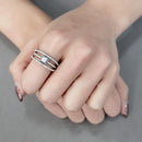 Silver Jewelry Rings Rings For Girls DA257 Stainless Steel Ring with AAA Grade CZ Alamode Fashion Jewelry Outlet