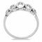 Silver Jewelry Rings Rings For Girls DA258 Stainless Steel Ring with AAA Grade CZ Alamode Fashion Jewelry Outlet