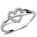 Silver Jewelry Rings Rings For Girls DA259 Stainless Steel Ring with AAA Grade CZ Alamode Fashion Jewelry Outlet