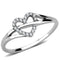 Silver Jewelry Rings Rings For Girls DA259 Stainless Steel Ring with AAA Grade CZ Alamode Fashion Jewelry Outlet