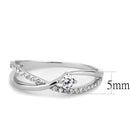 Silver Jewelry Rings Rings For Girls DA261 Stainless Steel Ring with AAA Grade CZ Alamode Fashion Jewelry Outlet