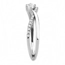 Silver Jewelry Rings Rings For Girls DA261 Stainless Steel Ring with AAA Grade CZ Alamode Fashion Jewelry Outlet