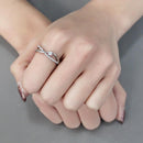 Silver Jewelry Rings Rings For Girls DA261 Stainless Steel Ring with AAA Grade CZ Alamode Fashion Jewelry Outlet