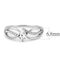 Silver Jewelry Rings Rings For Girls DA262 Stainless Steel Ring with AAA Grade CZ Alamode Fashion Jewelry Outlet