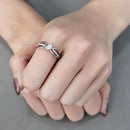 Silver Jewelry Rings Rings For Girls DA262 Stainless Steel Ring with AAA Grade CZ Alamode Fashion Jewelry Outlet