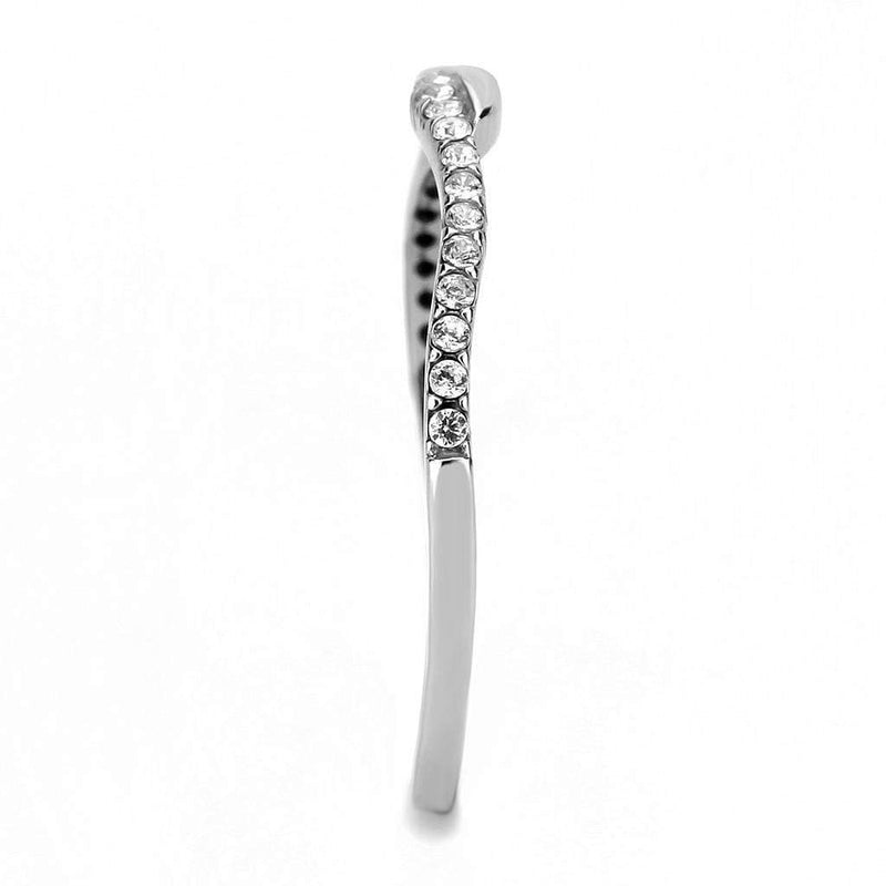 Silver Jewelry Rings Rings For Girls DA263 Stainless Steel Ring with AAA Grade CZ Alamode Fashion Jewelry Outlet