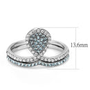 Silver Jewelry Rings Rings For Girls DA268 Stainless Steel Ring with AAA Grade CZ Alamode Fashion Jewelry Outlet