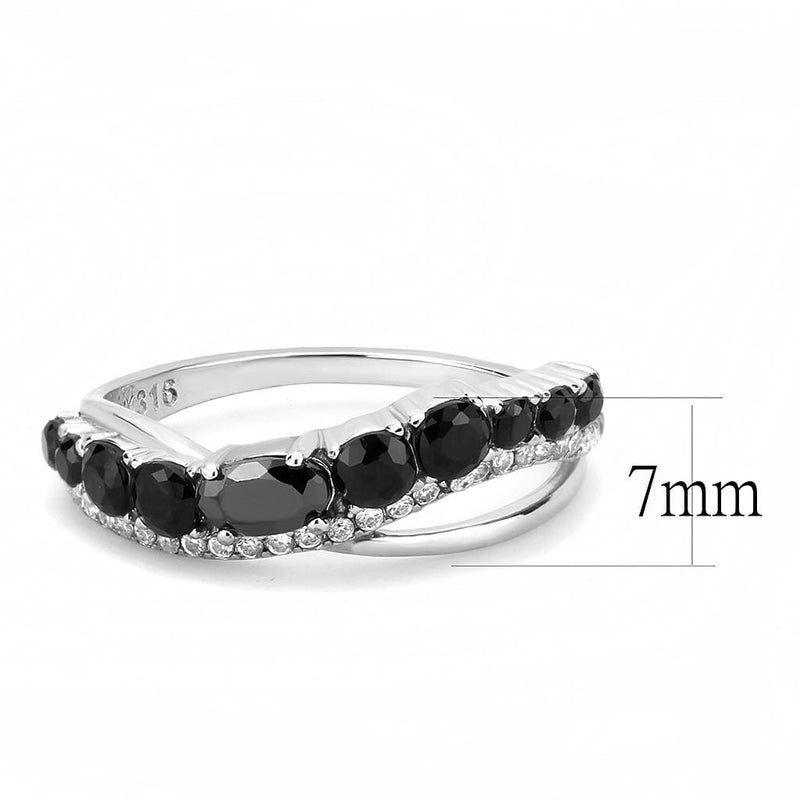 Silver Jewelry Rings Rings For Girls DA269 Stainless Steel Ring with CZ Alamode Fashion Jewelry Outlet