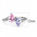Silver Jewelry Rings Rings For Girls DA270 Stainless Steel Ring with AAA Grade CZ Alamode Fashion Jewelry Outlet