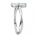 Silver Jewelry Rings Rings For Girls DA271 Stainless Steel Ring with AAA Grade CZ Alamode Fashion Jewelry Outlet