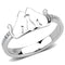 Silver Jewelry Rings Rings For Girls DA309 No Plating Stainless Steel Ring with AAA Grade CZ Alamode Fashion Jewelry Outlet