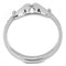 Silver Jewelry Rings Rings For Girls DA309 No Plating Stainless Steel Ring with AAA Grade CZ Alamode Fashion Jewelry Outlet