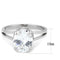 Silver Jewelry Rings Rings For Girls DA314 No Plating Stainless Steel Ring with AAA Grade CZ Alamode Fashion Jewelry Outlet