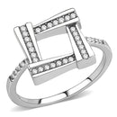 Silver Jewelry Rings Rings For Girls DA341 No Plating Stainless Steel Ring with AAA Grade CZ Alamode Fashion Jewelry Outlet