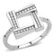 Silver Jewelry Rings Rings For Girls DA341 No Plating Stainless Steel Ring with AAA Grade CZ Alamode Fashion Jewelry Outlet