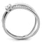 Silver Jewelry Rings Rings For Girls DA351 Stainless Steel Ring with AAA Grade CZ Alamode Fashion Jewelry Outlet