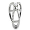 Silver Jewelry Rings Rings For Girls DA351 Stainless Steel Ring with AAA Grade CZ Alamode Fashion Jewelry Outlet