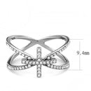 Silver Jewelry Rings Rings For Girls DA353 Stainless Steel Ring with AAA Grade CZ Alamode Fashion Jewelry Outlet