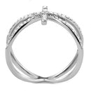 Silver Jewelry Rings Rings For Girls DA353 Stainless Steel Ring with AAA Grade CZ Alamode Fashion Jewelry Outlet