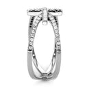 Silver Jewelry Rings Rings For Girls DA353 Stainless Steel Ring with AAA Grade CZ Alamode Fashion Jewelry Outlet