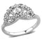 Silver Jewelry Rings Rings For Girls DA354 Stainless Steel Ring with AAA Grade CZ Alamode Fashion Jewelry Outlet