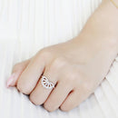 Silver Jewelry Rings Rings For Girls DA354 Stainless Steel Ring with AAA Grade CZ Alamode Fashion Jewelry Outlet