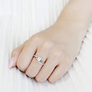 Silver Jewelry Rings Rings For Girls DA355 Stainless Steel Ring with AAA Grade CZ Alamode Fashion Jewelry Outlet