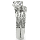 Rings For Sale 1W004 Rhodium Brass Ring with AAA Grade CZ