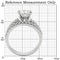 Rings For Sale 1W009 Rhodium Brass Ring with AAA Grade CZ