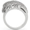 Rings For Sale 1W018 Rhodium Brass Ring with AAA Grade CZ