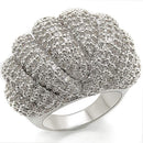 Rings For Sale 1W020 Rhodium Brass Ring with AAA Grade CZ