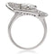 Silver Jewelry Rings Rings For Sale 1W088 Rhodium Brass Ring with AAA Grade CZ Alamode Fashion Jewelry Outlet