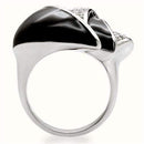 Rings For Sale 1W105 Rhodium Brass Ring with AAA Grade CZ