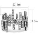 Rings For Women TK3140 Stainless Steel Ring with Top Grade Crystal