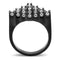 Rings For Women TK3167 Black - Stainless Steel Ring with Top Grade Crystal