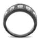 Rings For Women TK3168 Black - Stainless Steel Ring with AAA Grade CZ