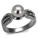 Rings For Women TK3170 Stainless Steel Ring with Synthetic