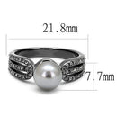 Rings For Women TK3170 Stainless Steel Ring with Synthetic