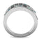 Rings For Women TK3175 Stainless Steel Ring with Synthetic in Sea Blue