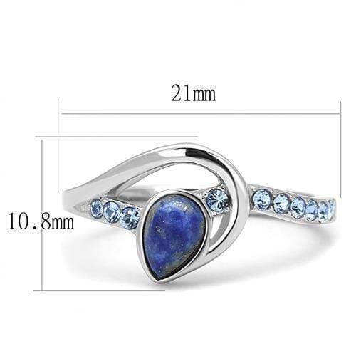 Rings For Women TK3210 Stainless Steel Ring with Semi-Precious