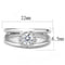 Rings For Women TK3245 Stainless Steel Ring with AAA Grade CZ