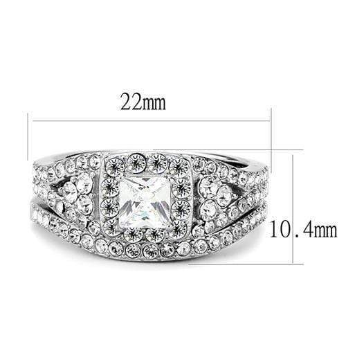 Rings For Women TK3253 Stainless Steel Ring with AAA Grade CZ