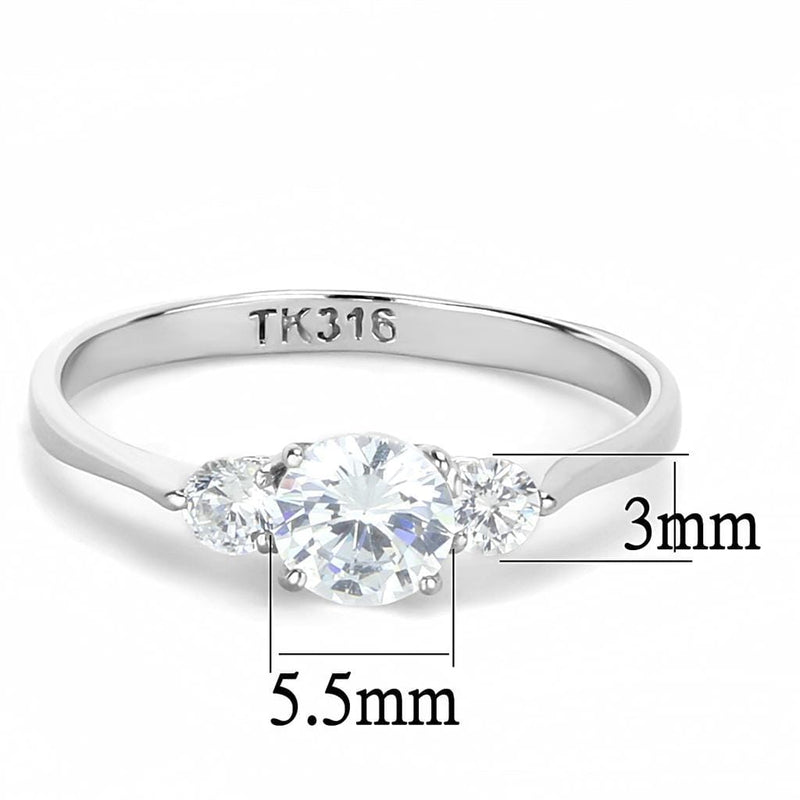 Rings For Women TK3431 Stainless Steel Ring with AAA Grade CZ