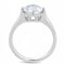Silver Jewelry Rings Rings For Women TK3432 Stainless Steel Ring with AAA Grade CZ Alamode Fashion Jewelry Outlet