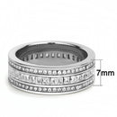 Rings For Women TK3435 Stainless Steel Ring with AAA Grade CZ